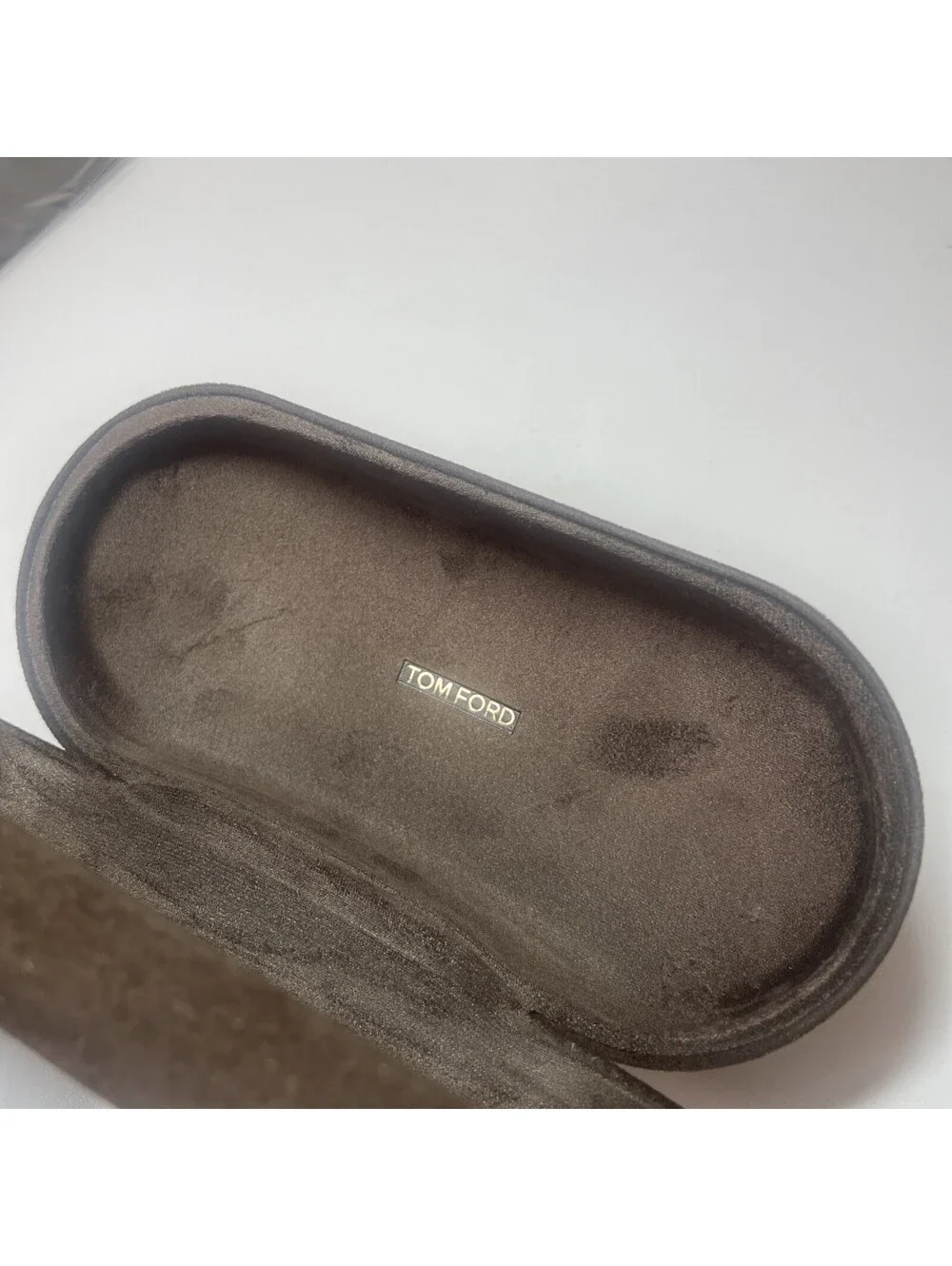 Tom Ford Eyeglasses Sunglasses Case, Box, Cleaning Cloth Brown New Authentic